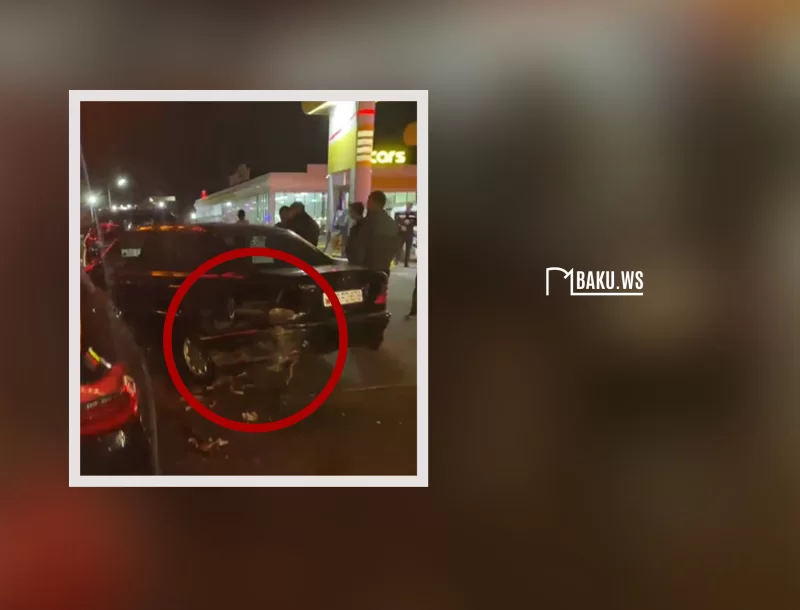 Sumqayıtda ağır qəza: İdarəetmədən çıxan BMW üç avtomobili əzdi