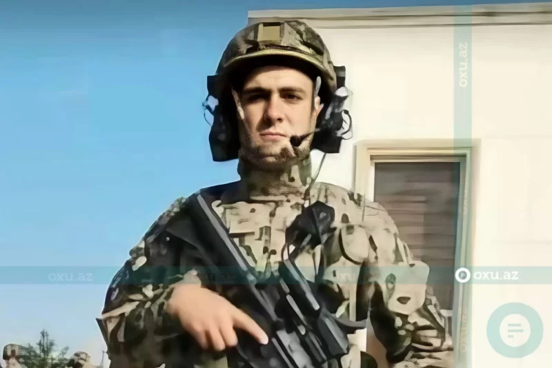 Bugün Vəfat edən hərbçimizin fotosu