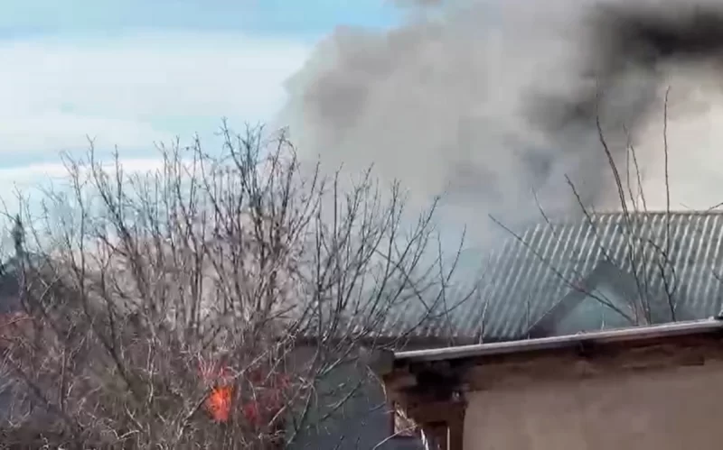 Azərbaycanda GÜCLÜ YANĞIN - VİDEO