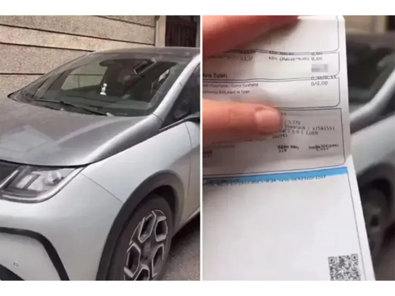 Evində iki elektrikli maşını olan şəxsə gələn "işıq pulu" müzakirələrə səbəb oldu - VİDEO