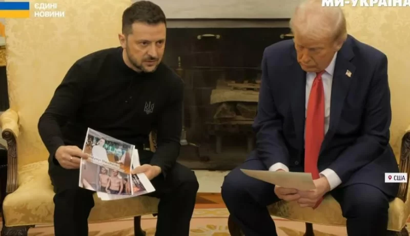 Tramp və Zelenski jurnalistlərin qarşısında atışdılar: duel kimi dialoq
