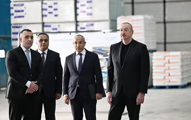 Prezident Goranboyda açılış etdi - Fotolar