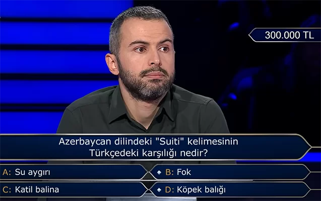 Azərbaycanla bağlı sual ona 300 min qazandırdı
