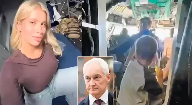 Rusiyanı qarışdıran olay: Müadifə naziri sevgilisini hərbi təyyarədə manikürə göndərdi