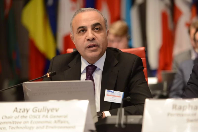 Azay Quliyev Vyanada Xəzər dənizinin dayazlaşması barədə çıxış etdi