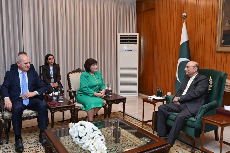 Pakistan Prezidenti Sahibə Qafarovanı qəbul edib