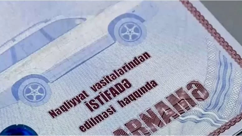 Etibarnamə ləğv olunur - Avtomobil necə idarə olunacaq?