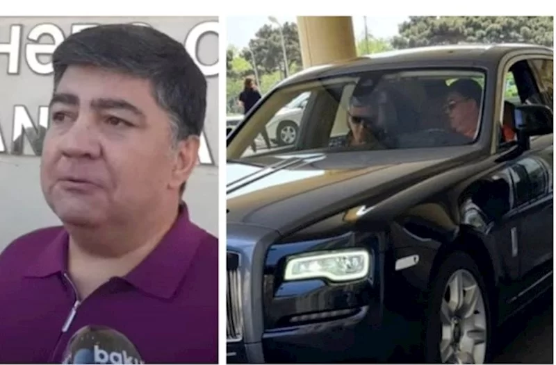 Ramiz Mehdiyevin kürəkəni obyektlərdən pulları yığarkən görüntüləndi — FOTO