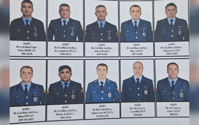 Həlak olan ekipaj üzvlərinin - Fotosu