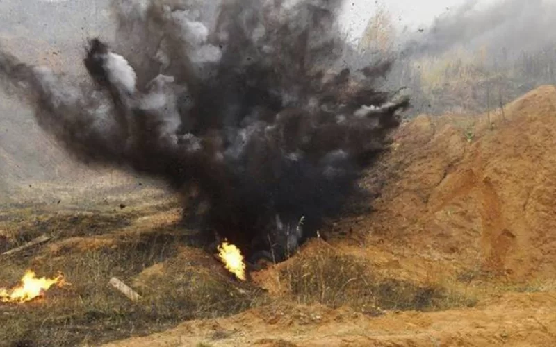 Ağdərədə mina partladı - Yaralanan var