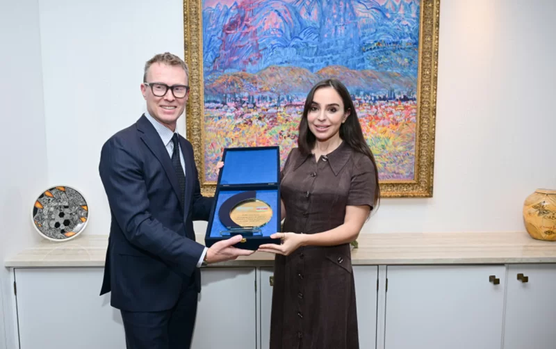 Leyla Əliyeva ÜST-nin xüsusi nümayəndəsi ilə görüşdü - Fotolar